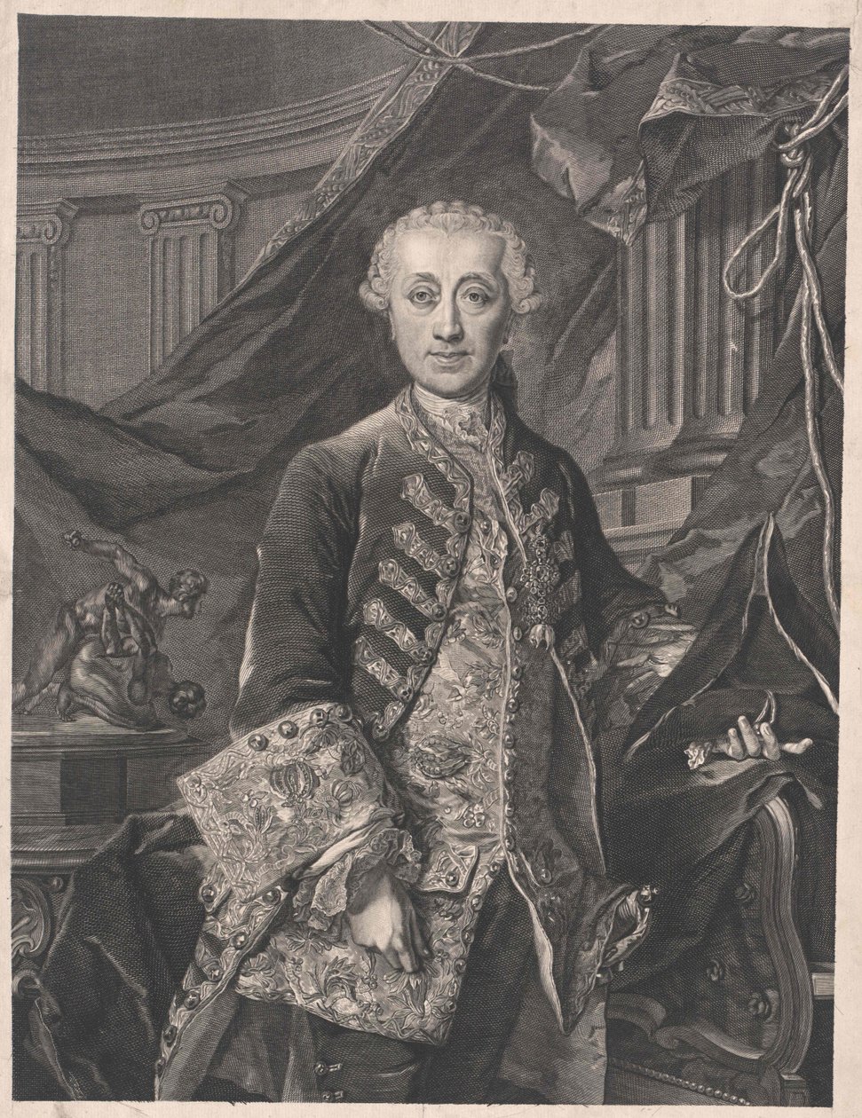 Wenzel Anton Kaunitz-Rietbergin ruhtinas tekijältä Artist Unknown
