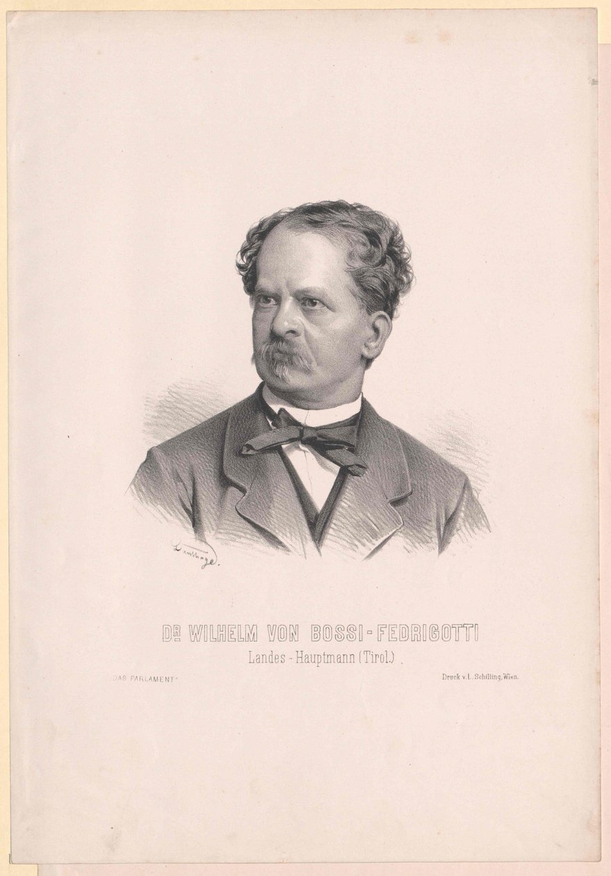 Wilhelm Bossi-Fedrigotti, Belmonte (tuloste) tekijältä Artist Unknown