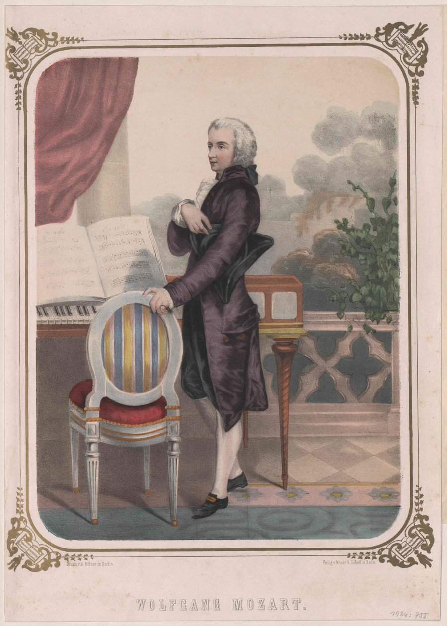 Wolfgang Amadeus Mozart tekijältä Artist Unknown
