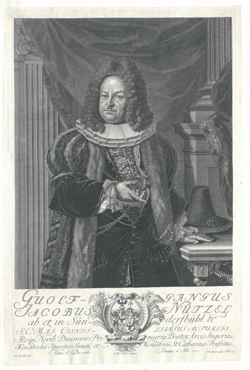 Wolfgang Jacob Nuetzel von Suendersbuehl tekijältä Artist Unknown
