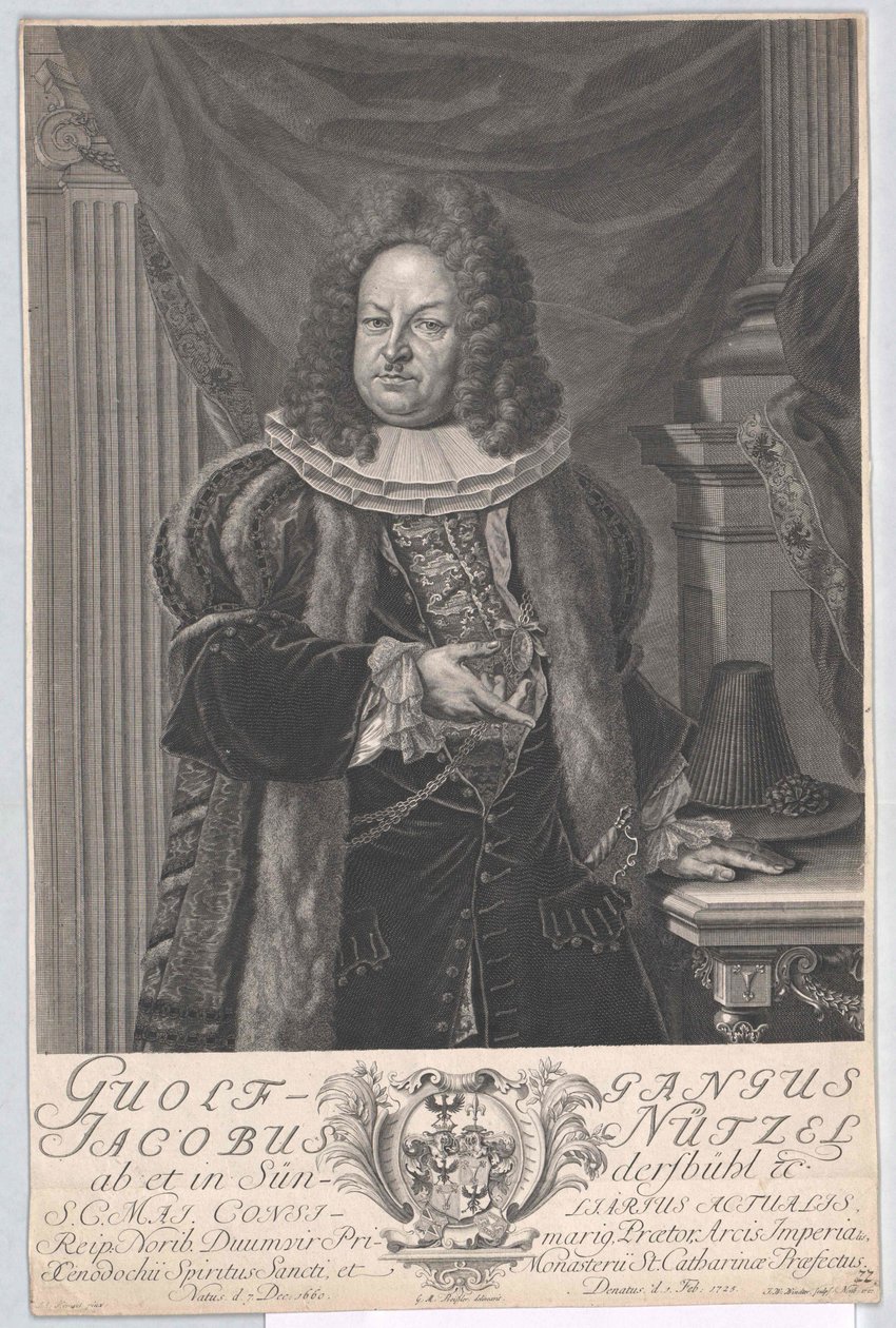 Wolfgang Jacob Nuetzel von Suendersbuehl tekijältä Artist Unknown