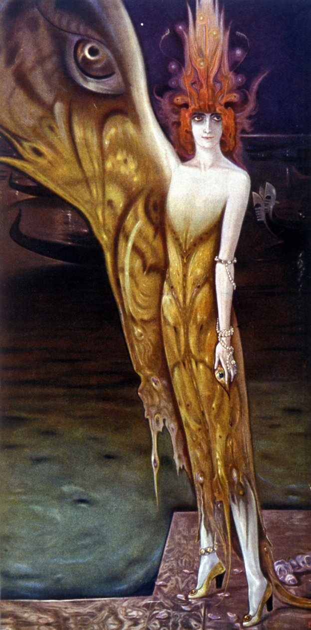 Marchesan (markiisitar) Luisa Casatin (1881-1957) muotokuva Arturo Martinin (1885-1947) vuonna 1912. tekijältä Arturo Martini