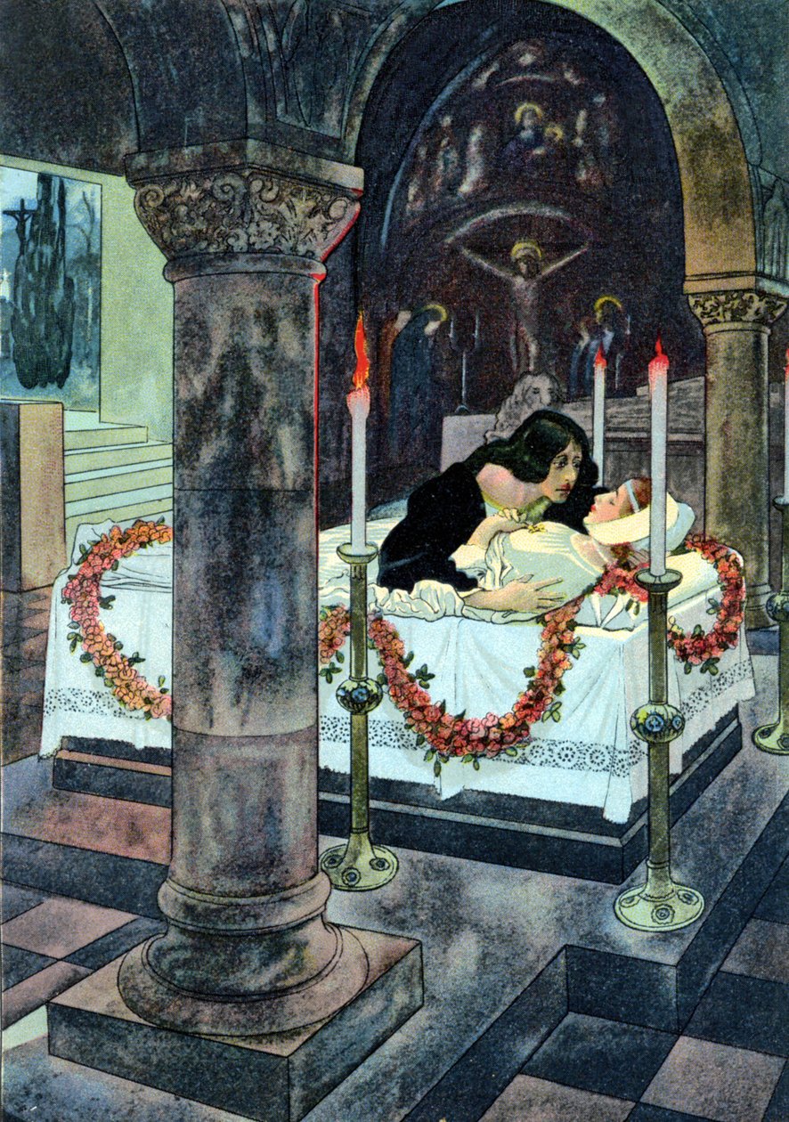 Romeo ja Julia, n. 1880 (painettu) tekijältä Artus Scheiner