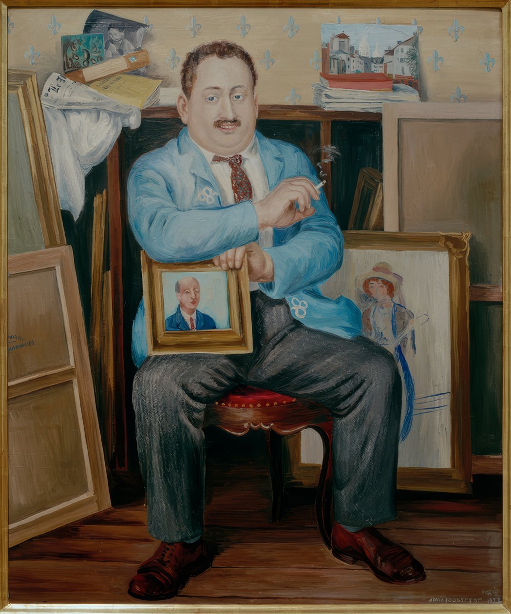 Adolphe Baslerin muotokuva tekijältä Arvid Fougstedt