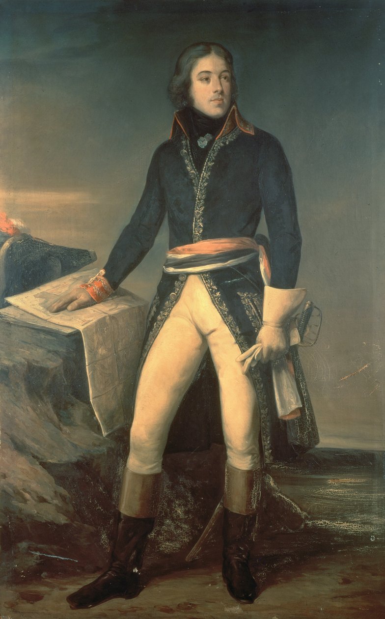 Kenraali Louis-Lazare Hochen (1768-97) muotokuva tekijältä Ary Scheffer