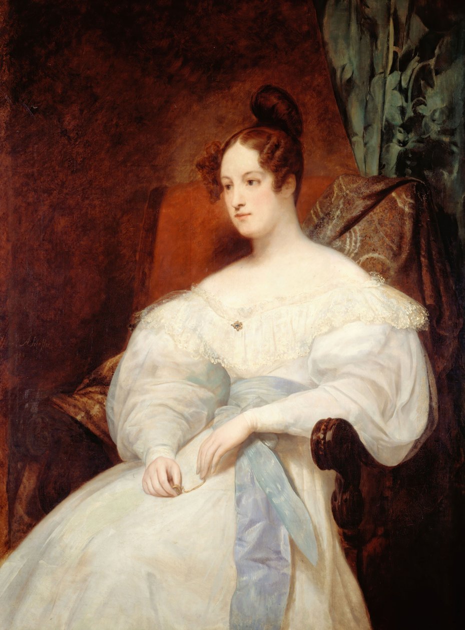 Orléansin prinsessa Louisen muotokuva 1812-1850, 1833. tekijältä Ary Scheffer