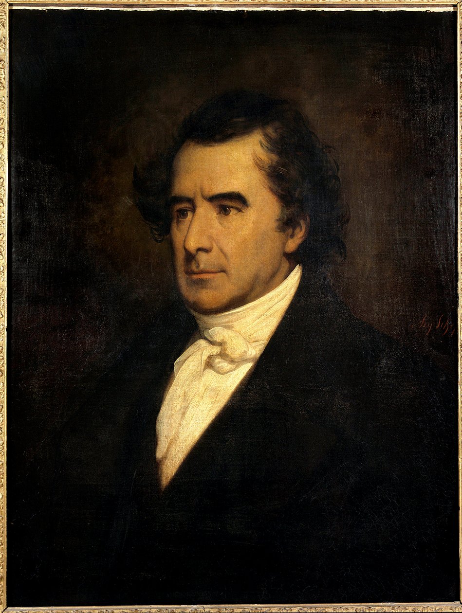 Muotokuva fyysikko Francois Aragosta (1786 - 1853) (tähtitieteilijä ja poliitikko) meri- ja sotaministeri vuonna 1848 (h s/t 0,84 x 0,65) Ary Schefferin (1795-1858) maalaus vuodelta 1842. tekijältä Ary Scheffer