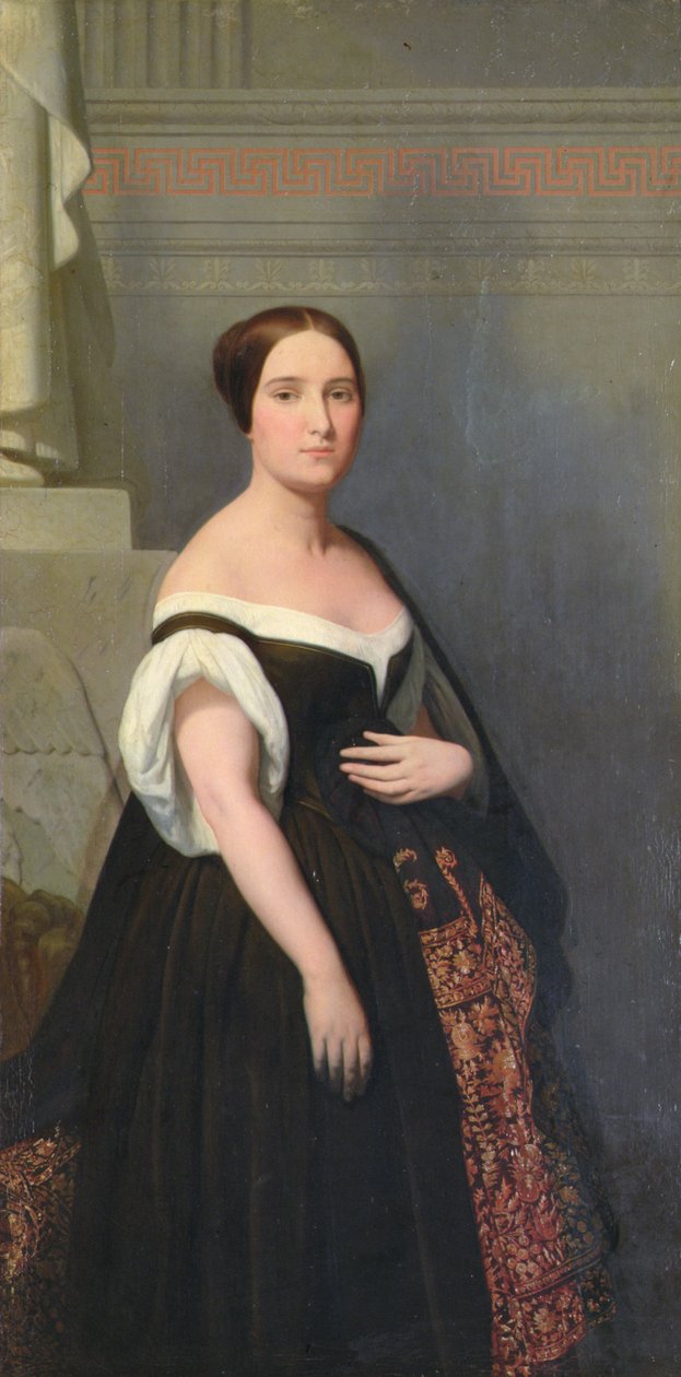 Prinsessa Mathilde (1820-1904) (öljy kankaalle) tekijältä Ary Scheffer
