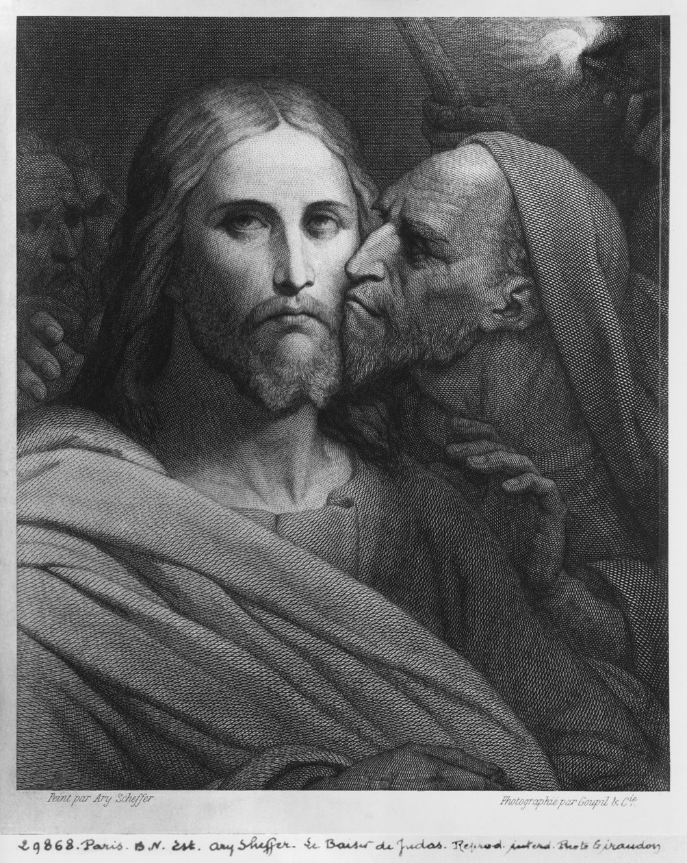 Juudaksen suudelma tekijältä Ary Scheffer
