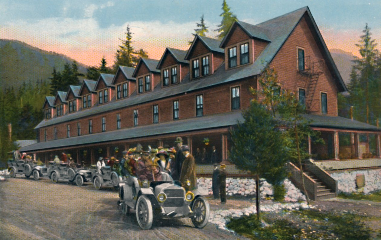 Mount Rainier National Park Inn, vuodelta 1916 tekijältä Asahel Curtis