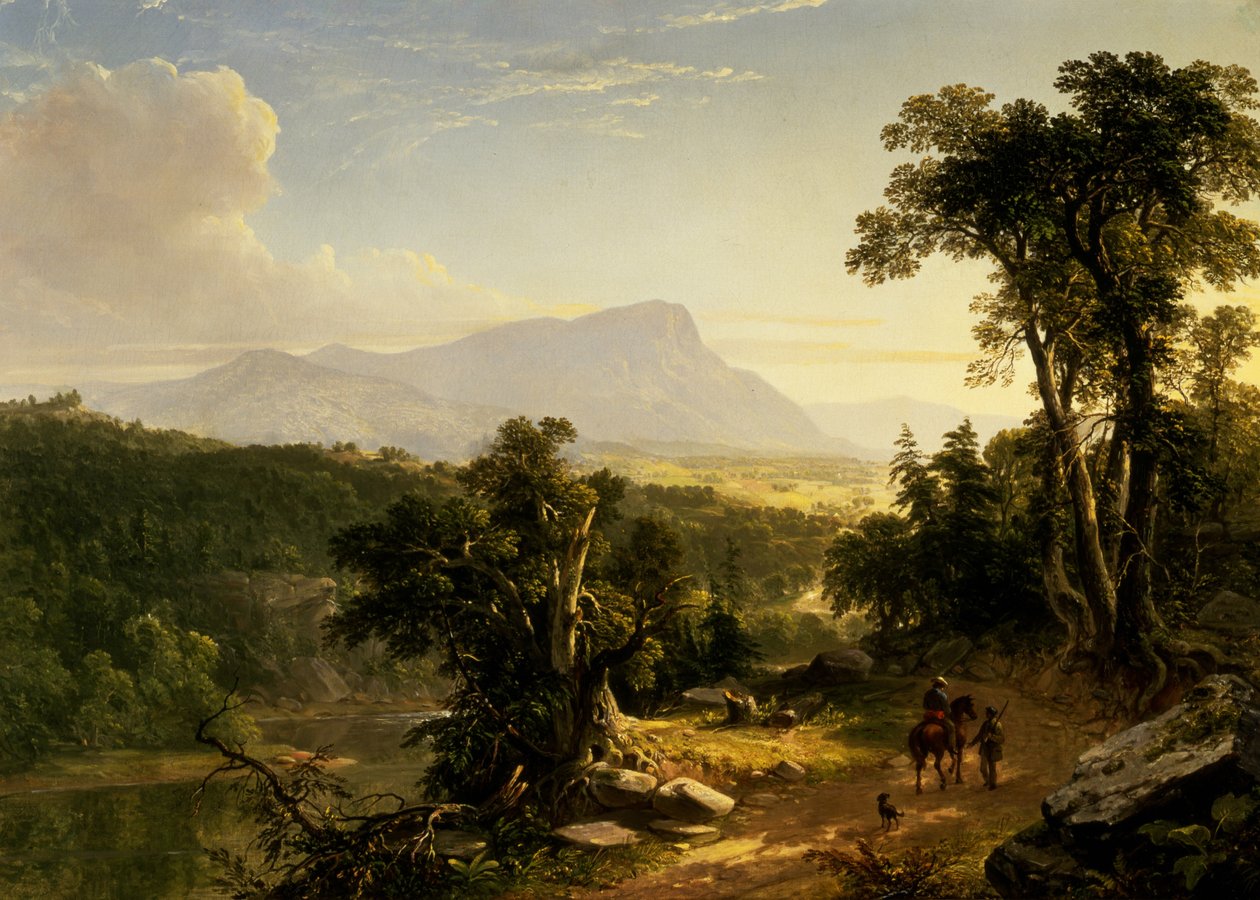 Maisemakoostumus: Catskillsissa, 1848 tekijältä Asher Brown Durand