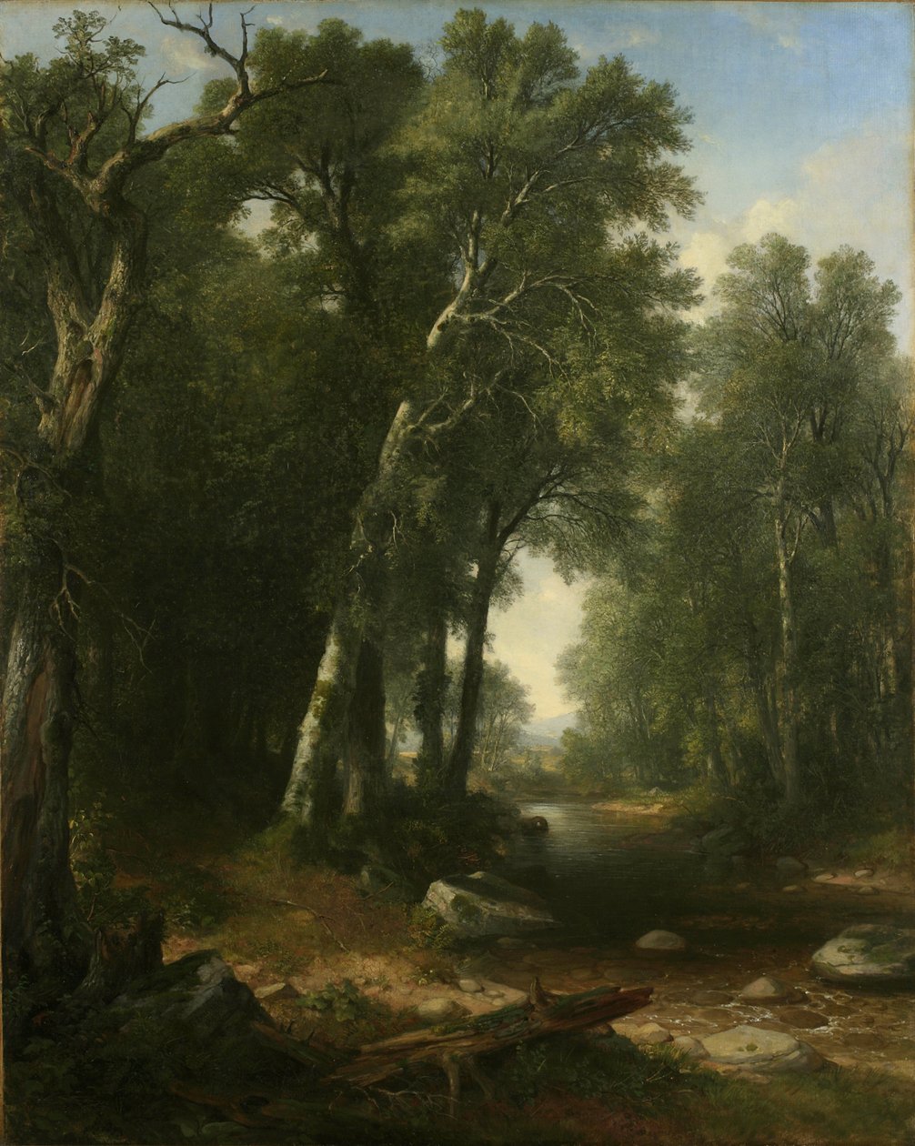 Woodland Brook, 1859 tekijältä Asher Brown Durand