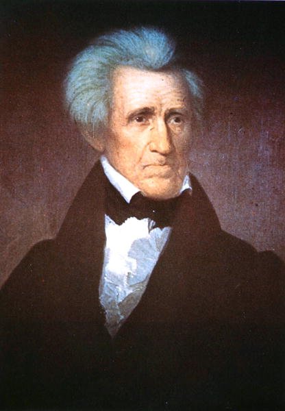 Kenraali Andrew Jackson (väri litho) tekijältä Asher Brown (after) Durand