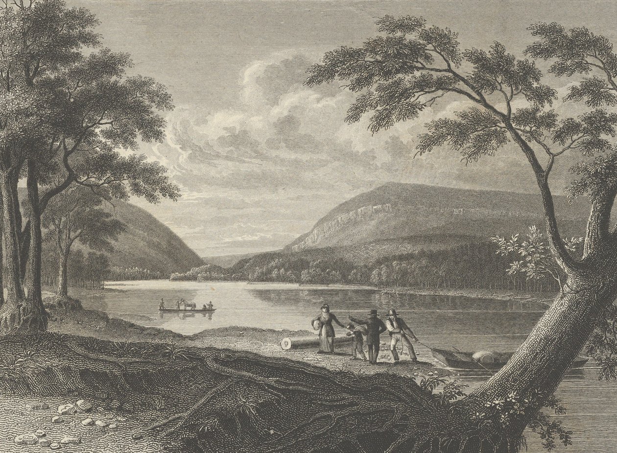 Delaware Water Gap, 1830. tekijältä Asher Brown Durand