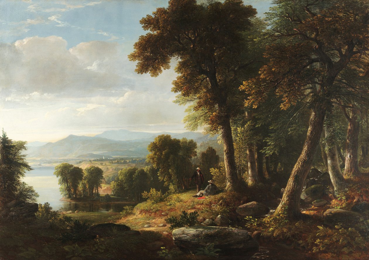Maisema, 1850 tekijältä Asher Brown Durand