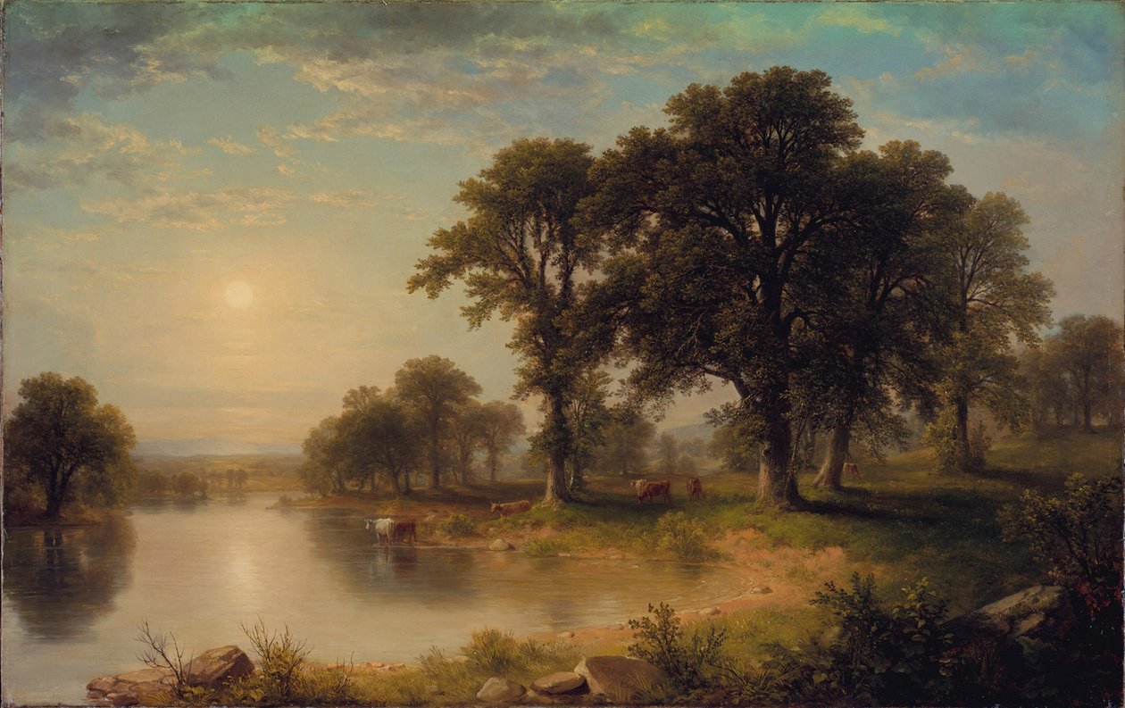 Kesäiltapäivä, 1865 tekijältä Asher Brown Durand