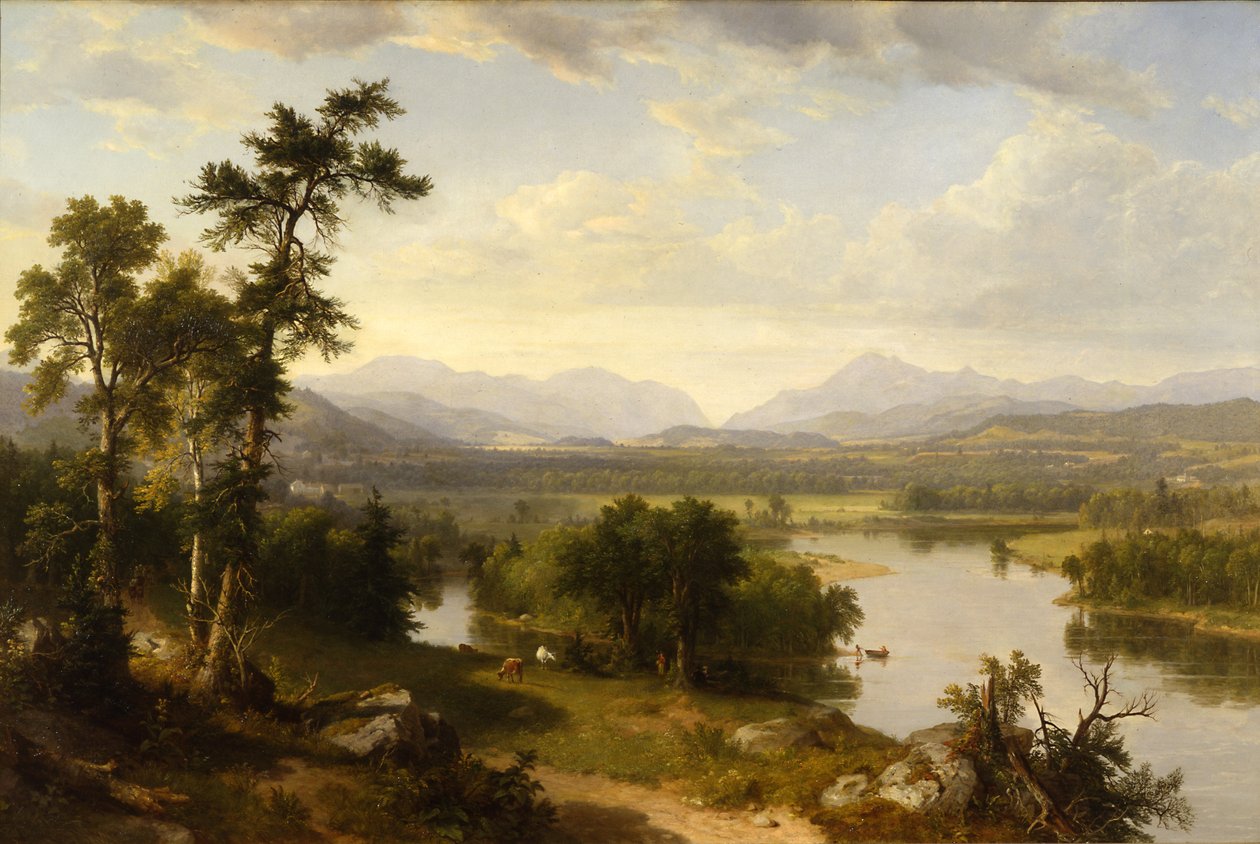 Valkoiset vuoret (Gebirge New Hampshiressa), Frankonia-Tal. tekijältä Asher Brown Durand