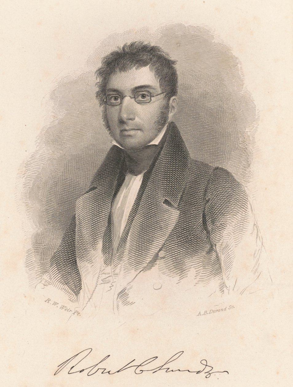 Robert C. Sands tekijältä Asher Brown Durand, after Robert Weir