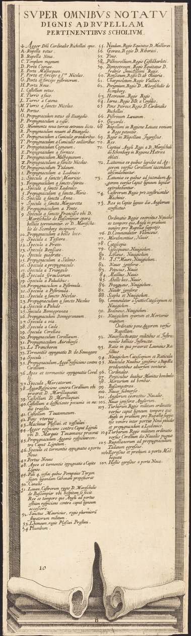 La Rochellen piiritys [levy 13/16; sarja sisältää 1952.8.97-112] tekijältä Assistant of Jacques Callot
