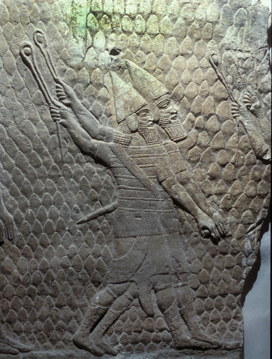 Assyrian Slingers, Sennaheribs Palace, Ninive tekijältä Assyrian