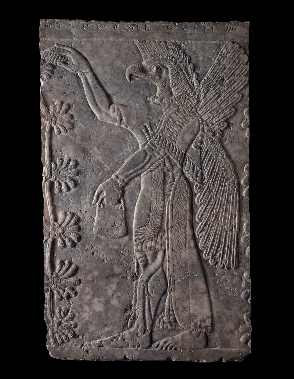 Kotkanpääinen siivekäs hahmo, 875-60 eKr. (kipsi) tekijältä Assyrian