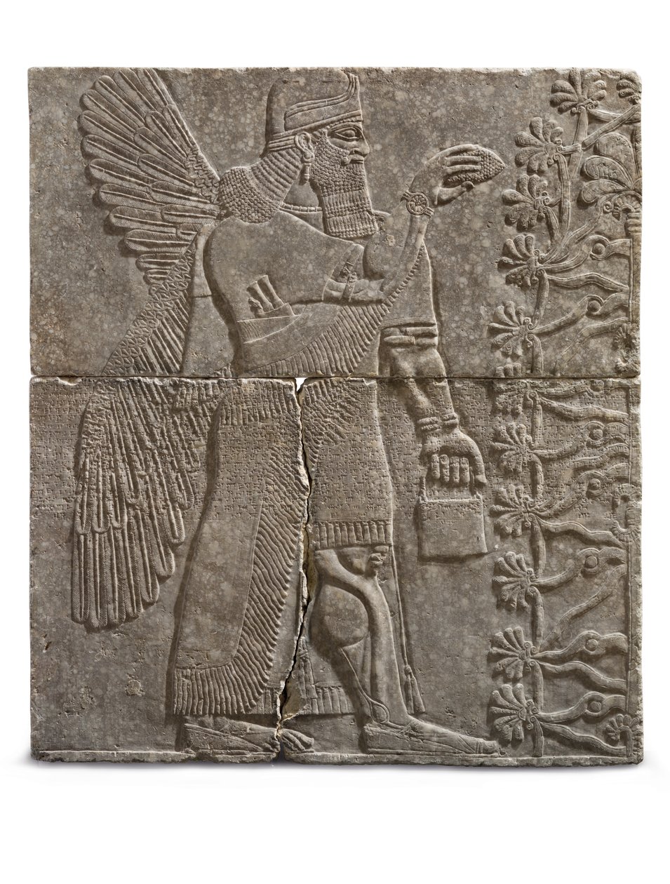 Siivekäs neron helpotus, Ashurnasirpalin hallitus, n. 883-859 eaa. tekijältä Assyrian