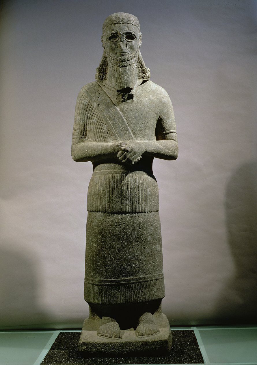 Haddad-Yishi-jumalalle omistettu patsas (basaltti) (katso lisätietoja 110889) tekijältä Assyrian