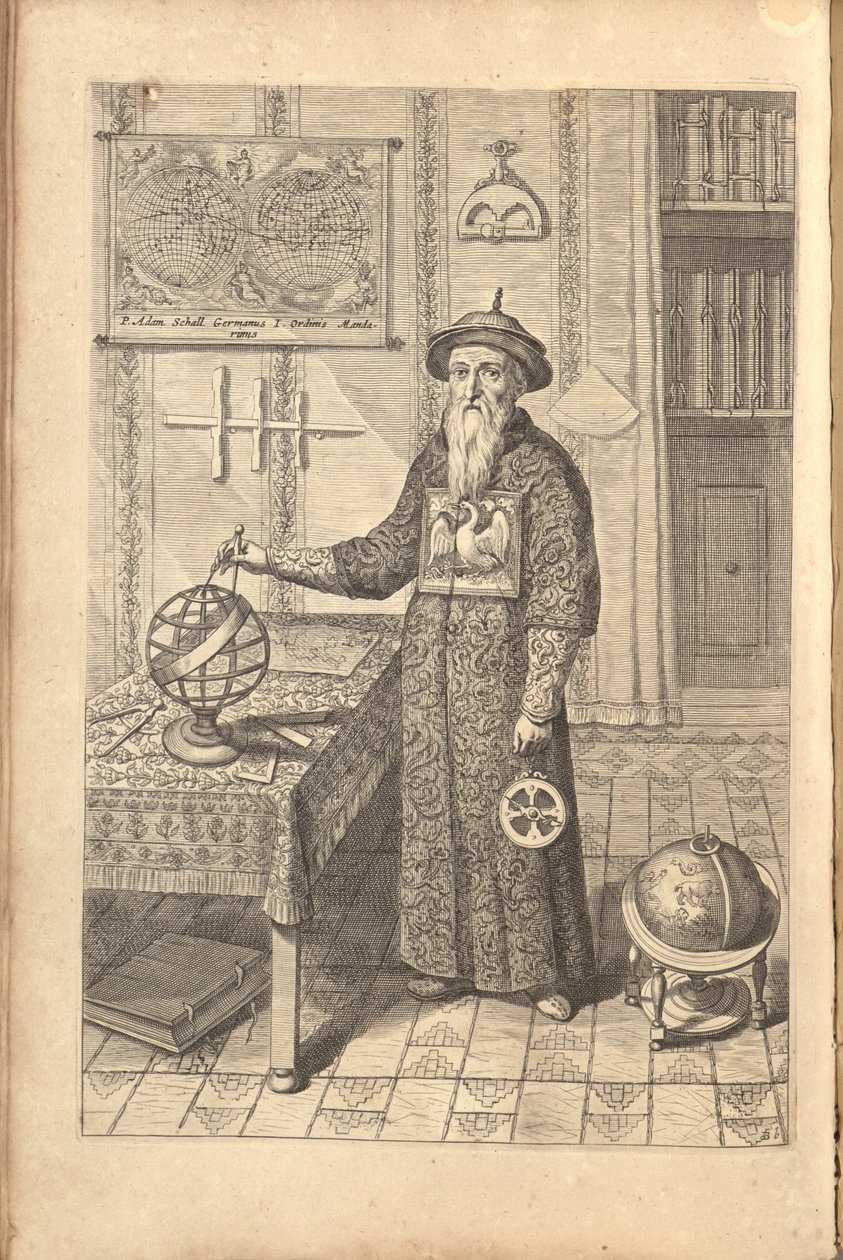 Johann Adam Schall von Bell. Athanasius Kircherin China Illustratasta, 1667 tekijältä Athanasius Kircher