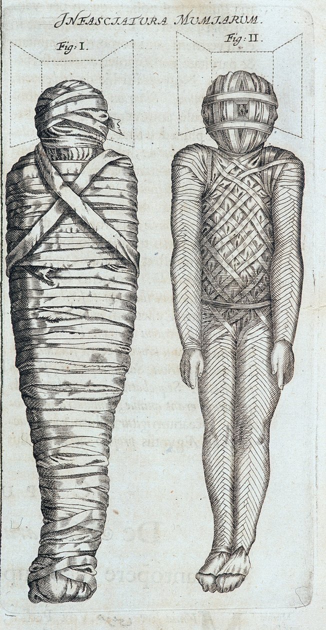 Muumiot - Athanase Kircherin "" Sphynx mystagoga" -kirjassa tekijältä Athanasius Kircher