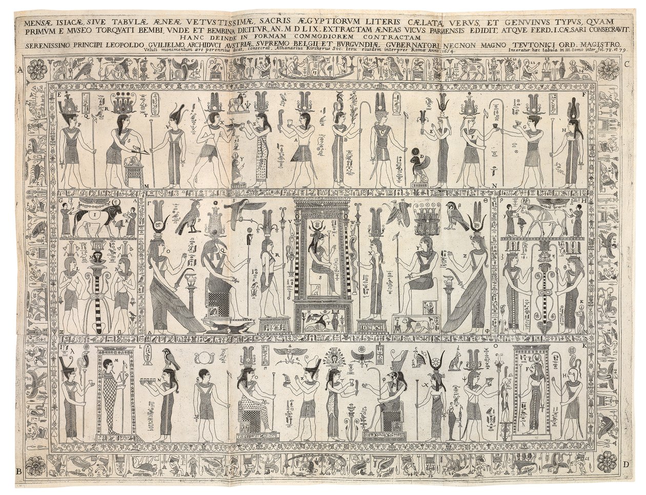 Oidipus Aegyptiacus tekijältä Athanasius Kircher
