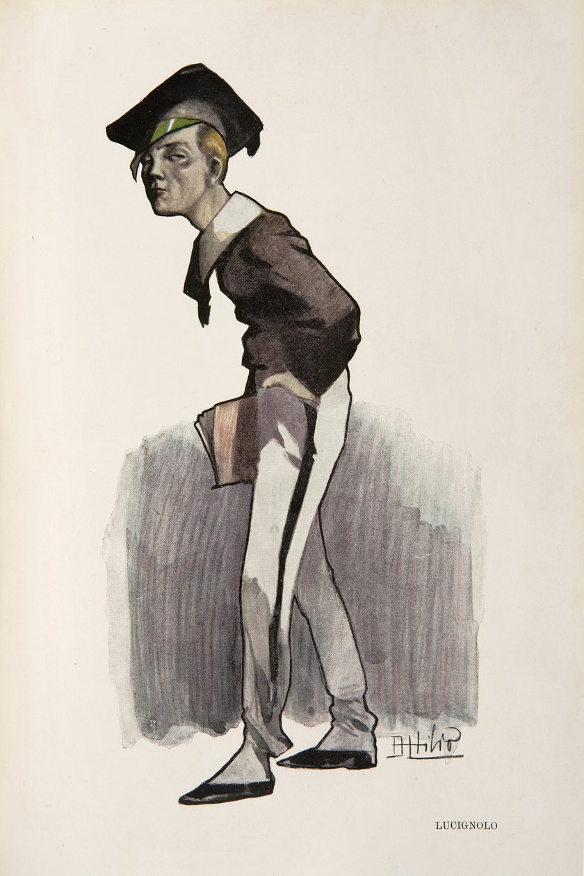 Lucignolo, Candlewick, noin 1911. tekijältä Attilio Mussino