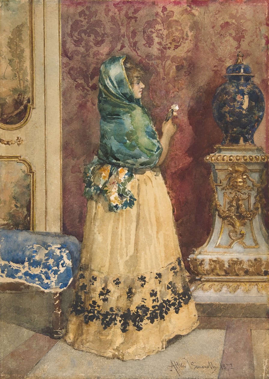 Miniatyyri, n. 1863-1925. tekijältä Attilio Simonetti