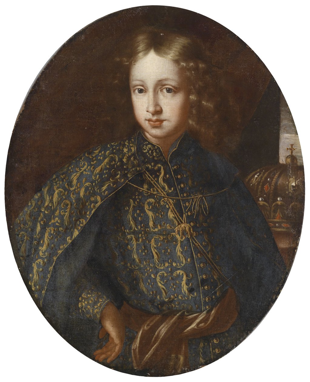 Bildnis des späteren Kaisers Joseph I. (1678-1711) hahmona König von Ungarn tekijältä Benjamin von Block