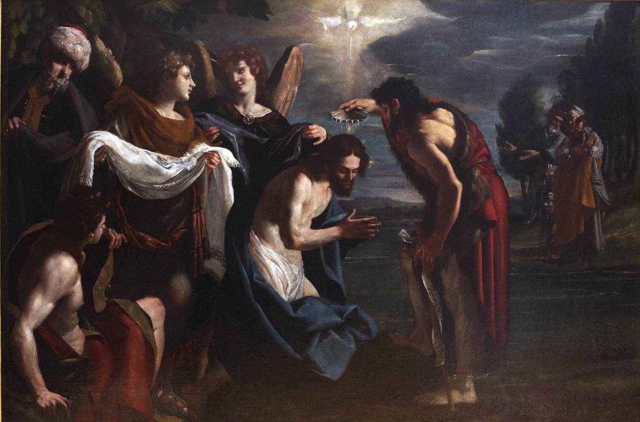 Kristuksen kaste tekijältä Attributed to Emilio Savonanzi