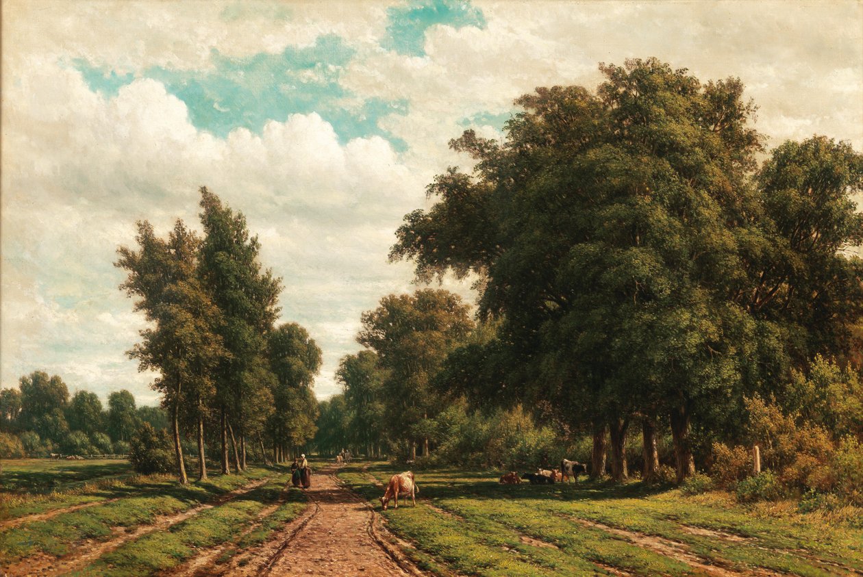 Ein Sommertag in Normandie tekijältä Attributed to Mikhail Clodt