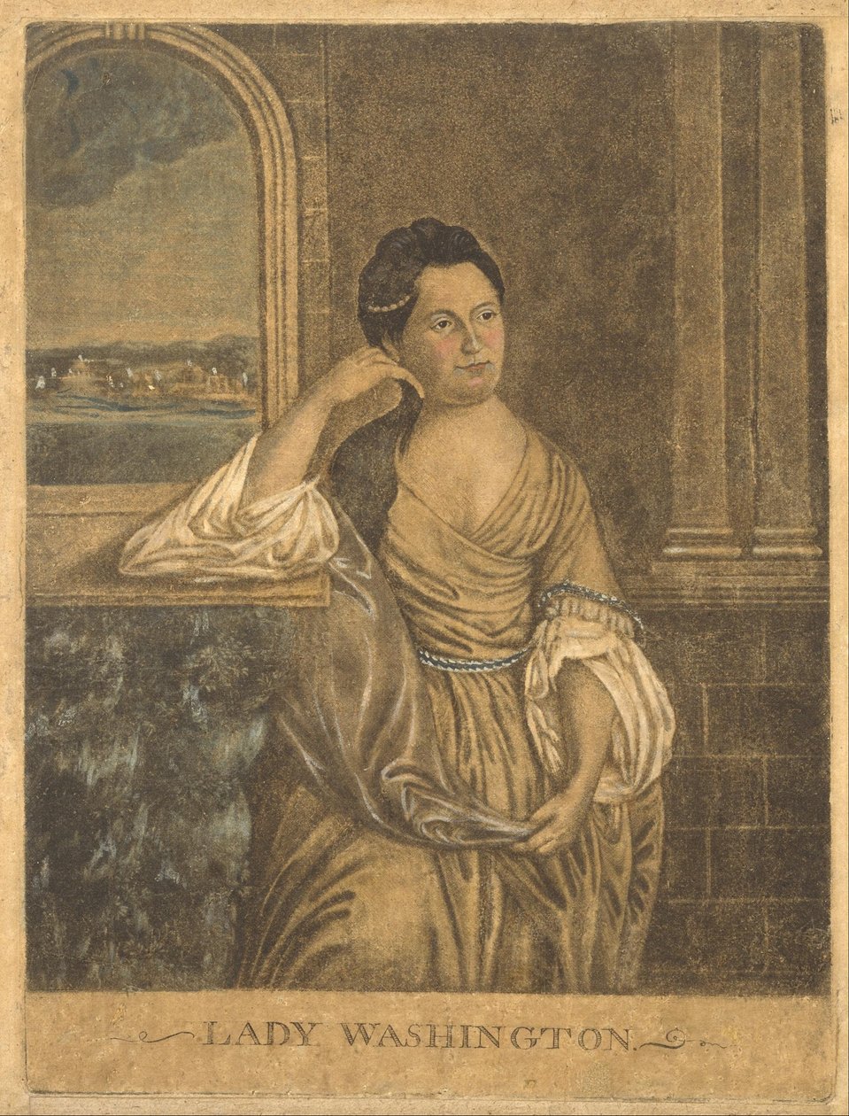 Neiti Washington tekijältä Attributed to Samuel Blyth
