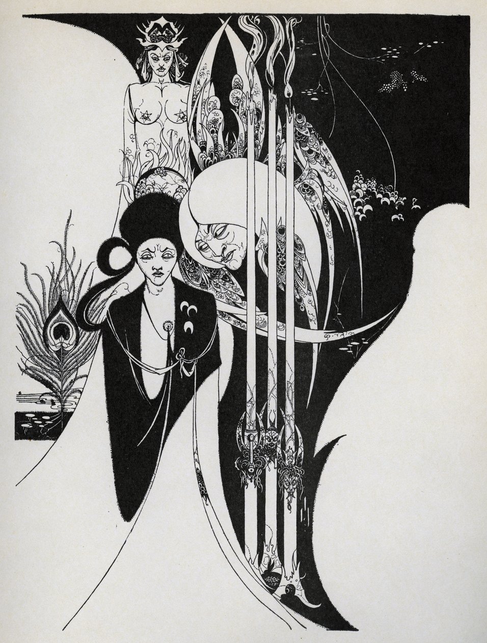 "Neofyytistä ja siitä, kuinka musta taide paljastettiin hänelle", 1899 tekijältä Aubrey Beardsley