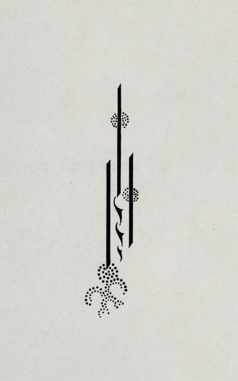 Signature, Oscar Wilden "Salomen" kääntökannessa, 1899 tekijältä Aubrey Beardsley