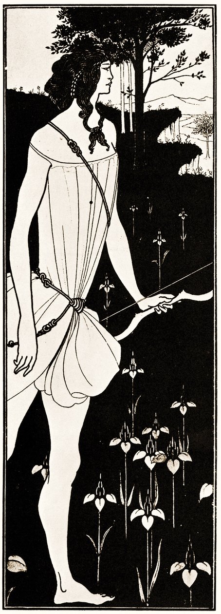 Atalanta Calydonissa, 1896 tekijältä Aubrey Beardsley