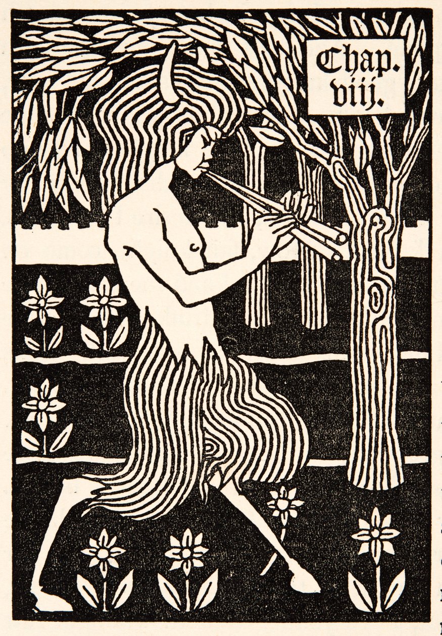 Luvun otsikko tekijältä Aubrey Beardsley