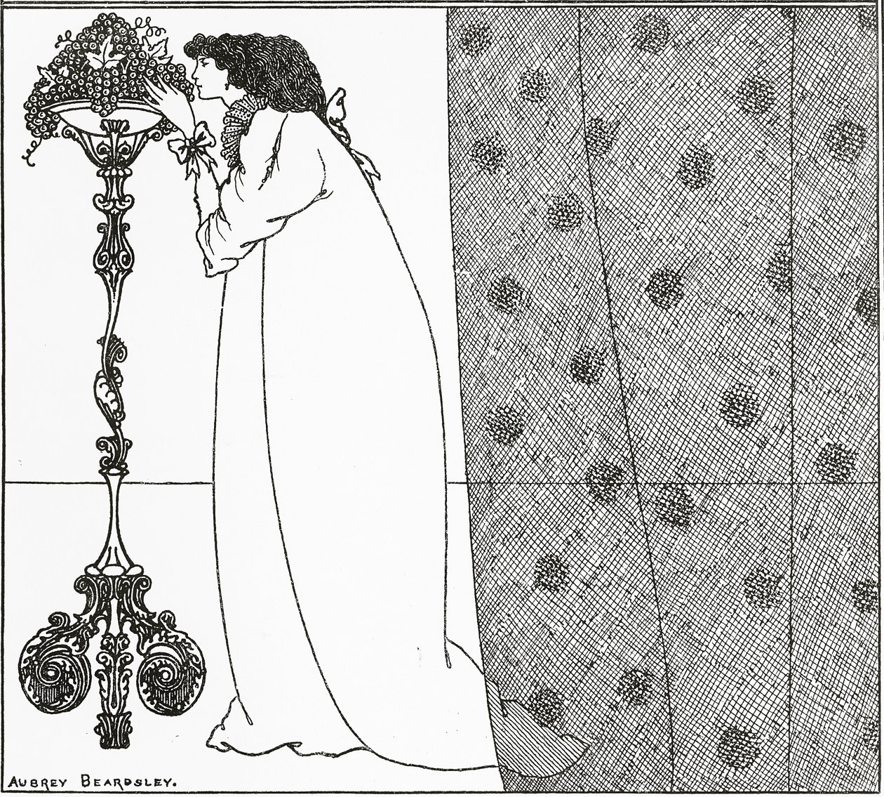 The Savoyn kannen suunnittelu, 1896 tekijältä Aubrey Beardsley