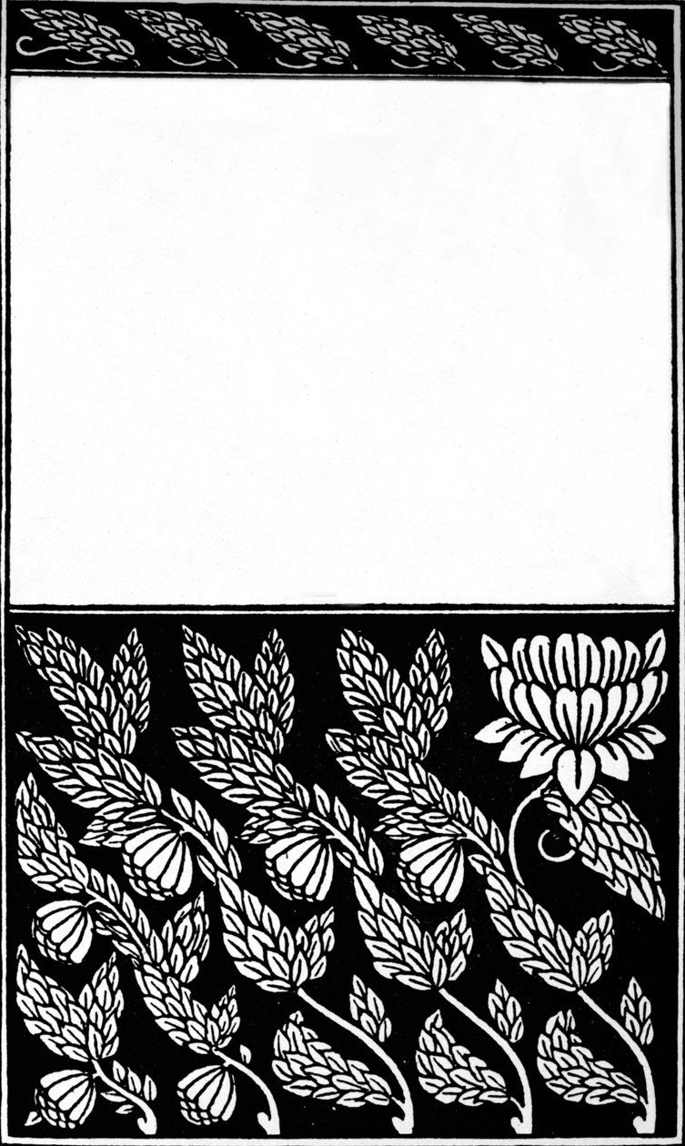 Design for Cover of Nobodys Fault, 1914 tekijältä Aubrey Beardsley