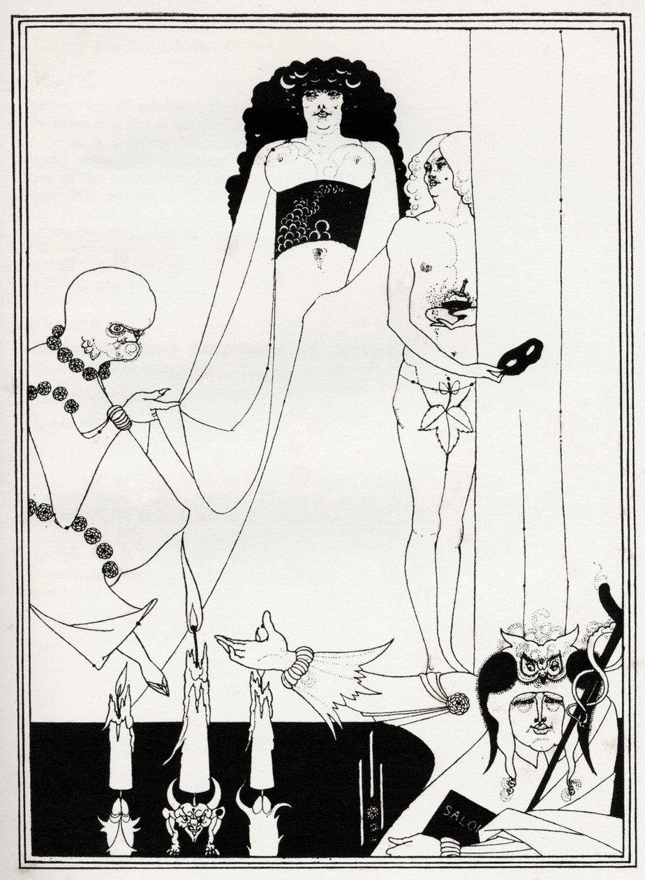 "Astu sisään Herodias" tekijältä Aubrey Beardsley
