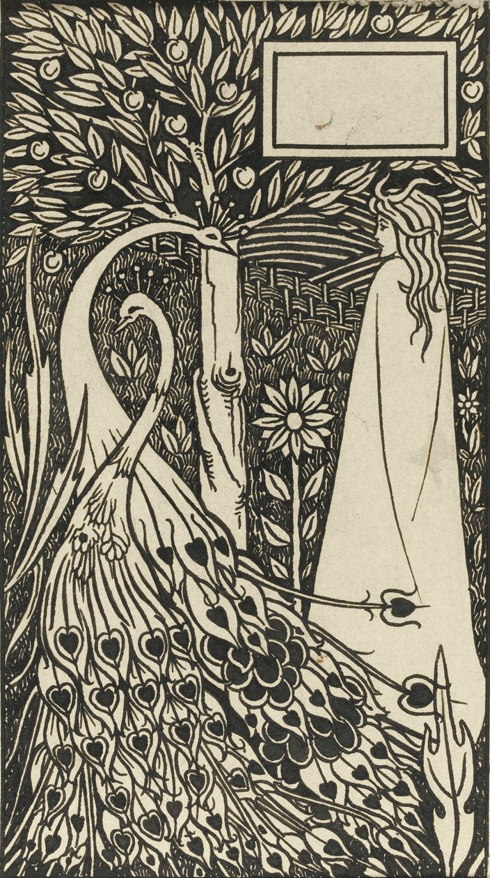 Kuvitus Sir Thomas Maloryn kirjaan Le Morte dArthur, 1893-1894 tekijältä Aubrey Beardsley