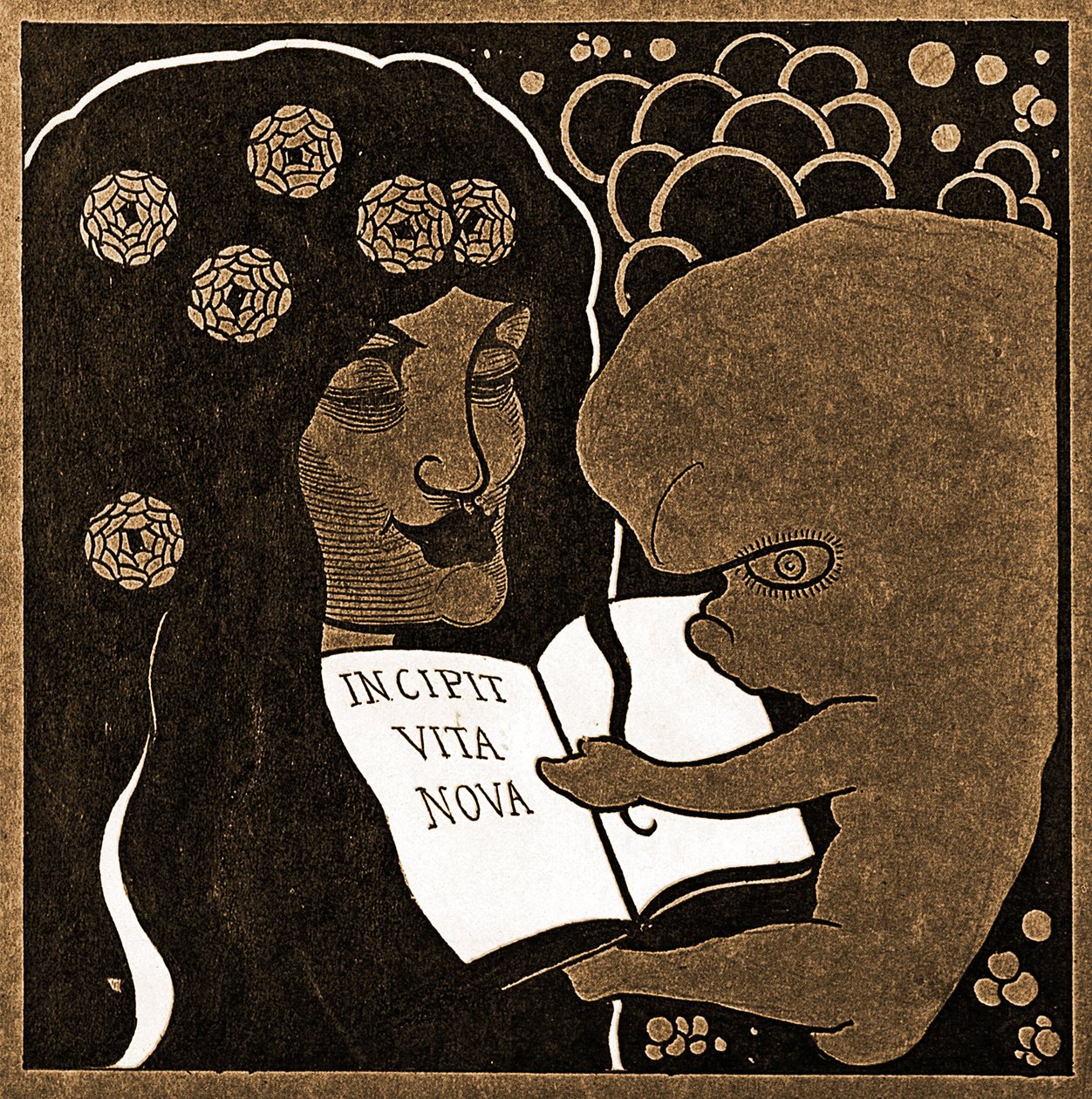 Incipit Vita Nova: Tästä alkaa uusi elämä, 1893 tekijältä Aubrey Beardsley