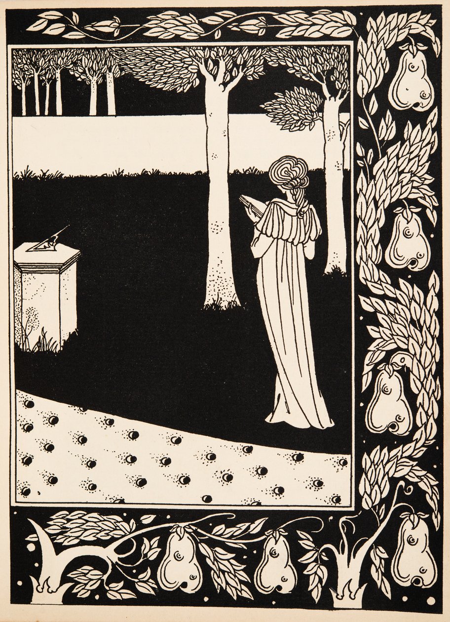 La Beale Isoud at Joyous Gard tekijältä Aubrey Beardsley