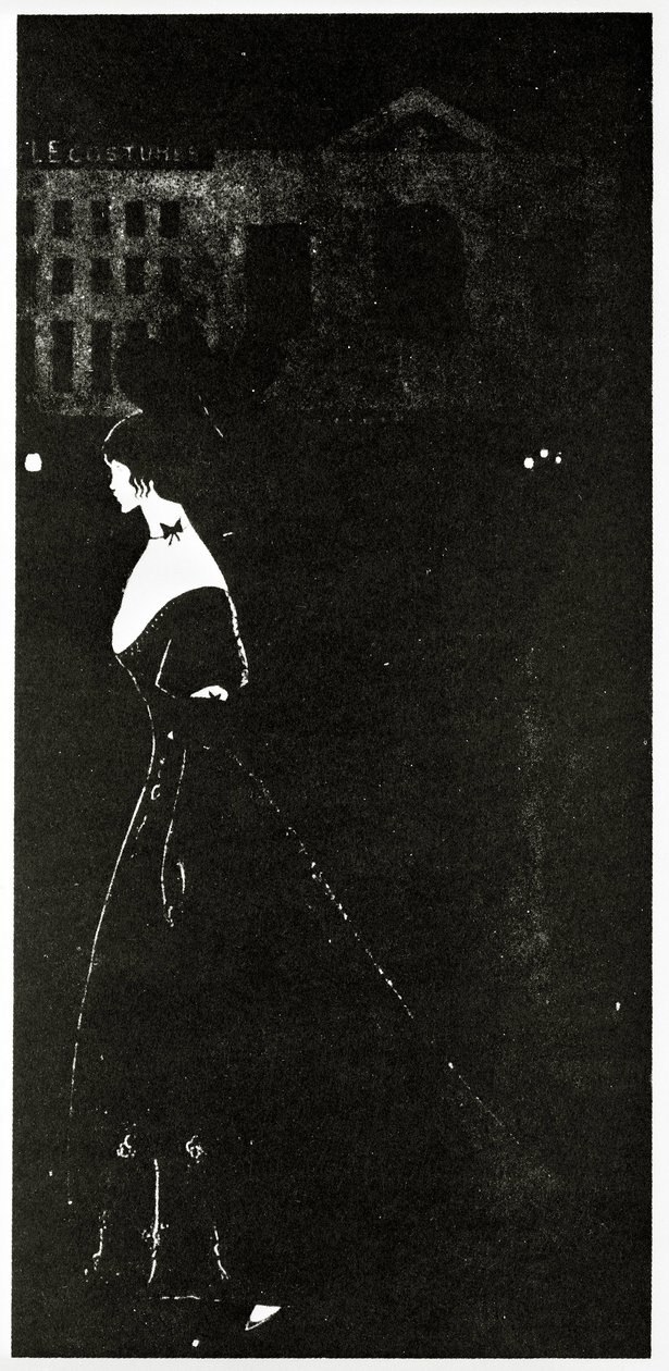 Yö, 1894 tekijältä Aubrey Beardsley