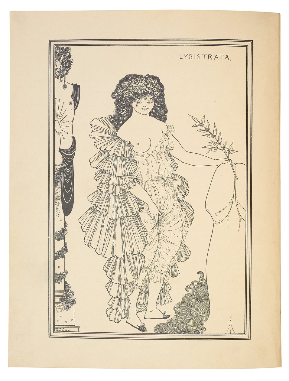 Lysistrata, 1896 tekijältä Aubrey Beardsley