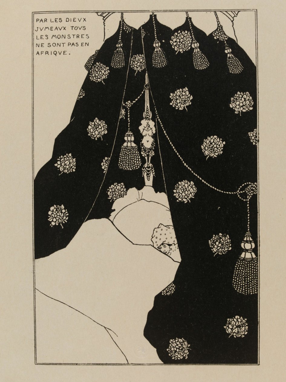 Omakuva sängyssä Omakuva sängyssä, 1894. tekijältä Aubrey Beardsley