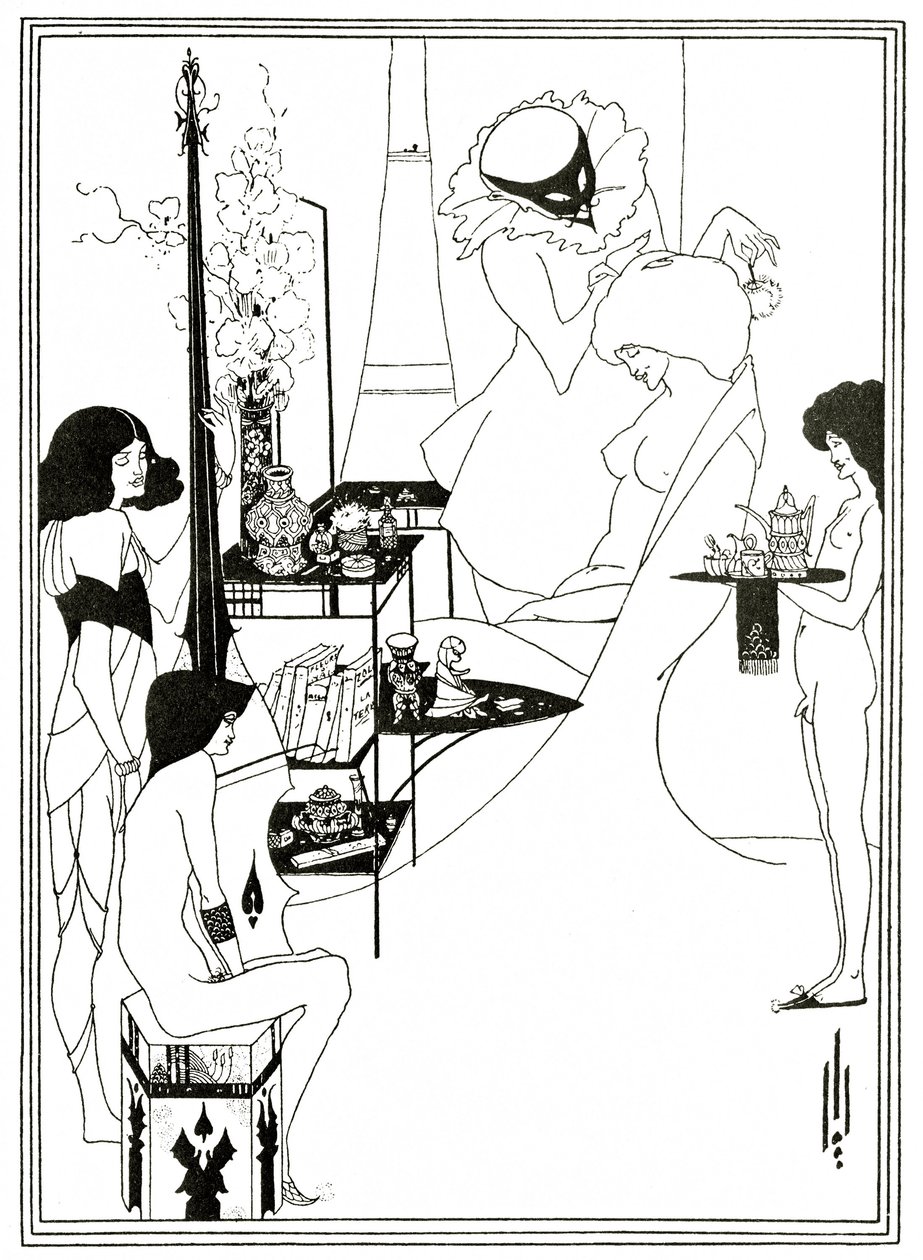 Salomen wc, n. 1894 (litho) tekijältä Aubrey Beardsley